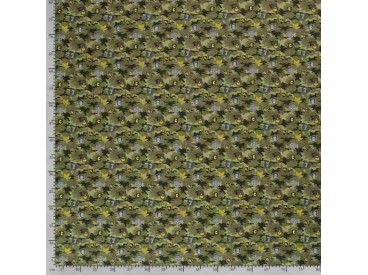 Legerprint  Groen met diverse emblemen  15797-027N