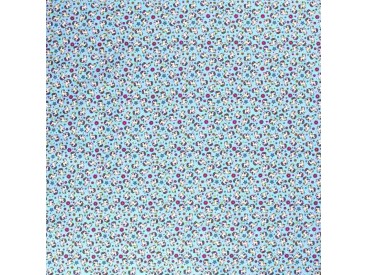 Poplin katoen Blue met witte eenhoorns  15811-003N