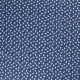 Poplin katoen Kobalt met witte eenhoorns  15811-008N