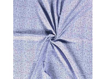 Mousseline  Blue met mini takjes  15518-003N