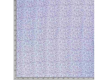 Mousseline  Blue met mini takjes  15518-003N