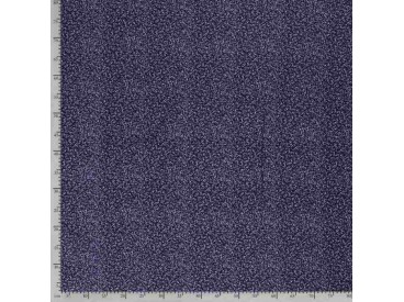 Mousseline  Donkerblauw met mini takjes