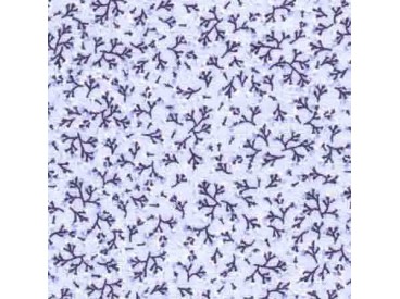 Mousseline  Blue met mini takjes  15518-003N