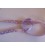 Satijnband Lila met stip 15mm