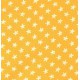 Mousseline  Okergeel met witte ster