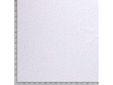 Mousseline  Wit met goud glitters