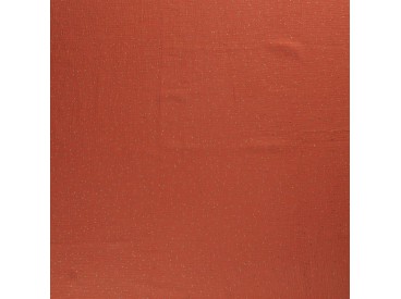 Mousseline stof Brique met goud glitters