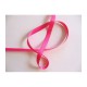 Satijnlint per rol van 25mtr.  Pink  6 mm