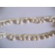 Bolletjesband pompom mini Creme