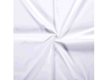 Poplin katoen effen Wit