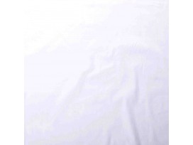 Poplin katoen effen Wit