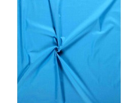 Poplin katoen effen Aqua