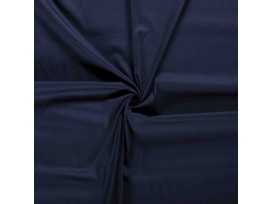 Poplin katoen effen Donkerblauw