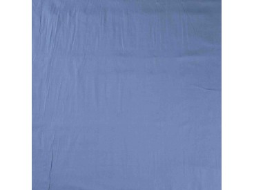 Poplin katoen effen Jeansblauw