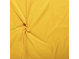 Poplin katoen effen Geel
