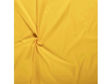 Poplin katoen effen Geel