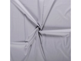 Poplin katoen effen Lichtgrijs