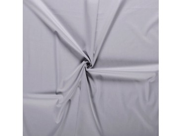 Poplin katoen effen Lichtgrijs