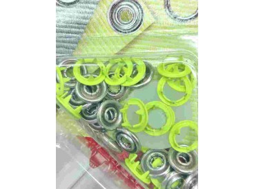 Inslag drukknoop Baby Lime 9.7/10 mm