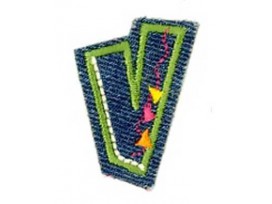 Fun Letter Jeans V