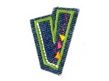 Fun Letter Jeans V
