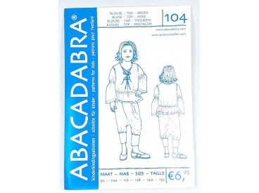 Patroon Blouse Top en Broek  Abacadabra 104