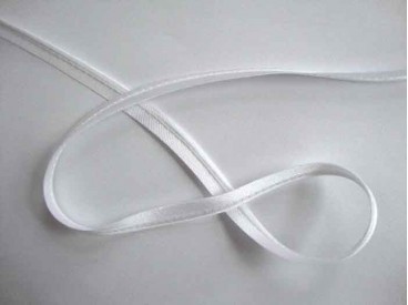 Paspelband  Satijn  Wit 