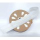 Biaisband per rol van 20mtr  Wit 3 cm 100% katoen