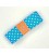 Biaisband bundel 2 mtr  Aqua met witte stippen 1005H