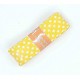 Biaisband bundel 2 mtr  Geel met witte stipjes  1021H