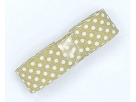 Biaisband bundel 2 mtr  Zand met witte stipjes  1275H