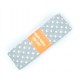 Biaisband bundel 2 mtr  Lichtgrijs met witte stipjes  1002H