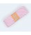 Biaisband bundel 2 mtr  Roze/wit gestreept  6016H