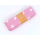 Biaisband bundel 2 mtr Roze met witte ster  2016H