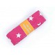Biaisband bundel 2 mtr Pink met witte ster  2015H