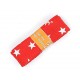 Biaisband bundel 2 mtr Rood met witte ster 2010H
