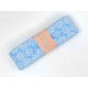 Biaisband in bundels van 2 meter blue met witte minifleur  4006H