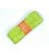 Biaisband in bundels van 2 meter Lime met witte minifleur  4009H
