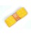 Biaisband in bundels van 2 meter Geel met witte minifleur  4012H