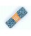 Biaisband bundel 2 mtr oudblauw met stipjes  9015H