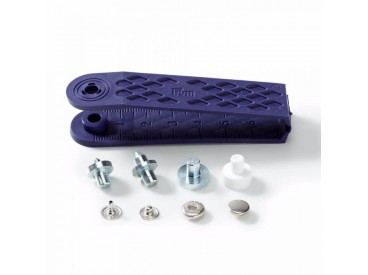 Mini drukknoopjes zilver van Prym  doornee 8mm