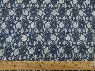Kant stof Jacquard Donkergrijs  3915-68