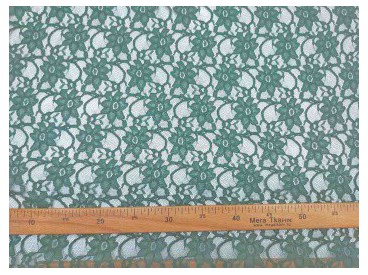 Kant stof Jacquard Donkergroen  3915-128