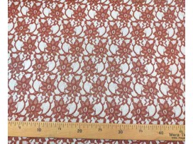 Kant stof Jacquard Brique  3915-56