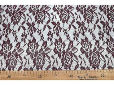 Kant stof soepel  Aubergine  3958-918