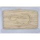 Koord Ecru  6 mm doorsnee 100% katoen