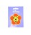Winnie de pooh applicatie,  Winnie in oranje bloem