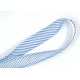 Biaisband gestreept Lichtblauw