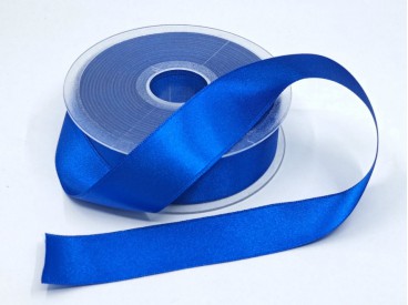 Satijnlint Kobalt 224 per rol van 25 mtr 15 mm breed