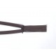 Blinde rits donkerbruin. Niet deelbaar.  Makkelijk in te korten.  22 cm. lang